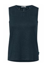 heine Top met print in jeansblauw/vanille bedrukt | heine