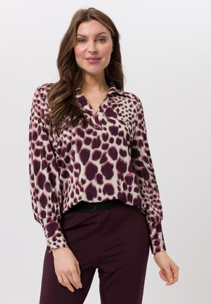 Bluse - mulberry ivory