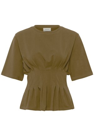 Gestuz, INEZ TEE - T-Shirt basic - military olive