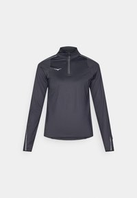 GLIDETECH QUARTER ZIP - Long sleeved top - black