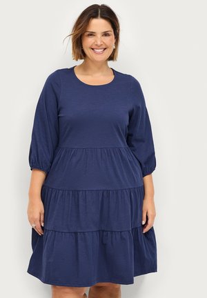 Ellos Plus collection Jerseyjurk - navy