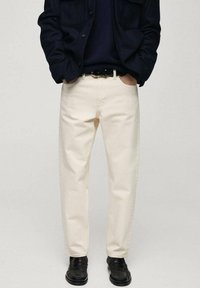 Mango - Jeans Tapered Fit - off-white Miniatuurafbeelding 1