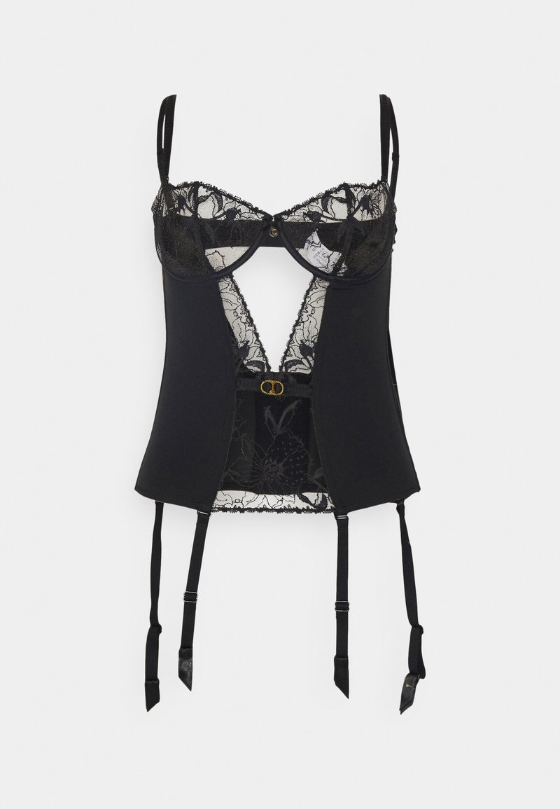 Basque Corset Chantelle ORCHIDS BASQUE - Corset - black - Zalando.de