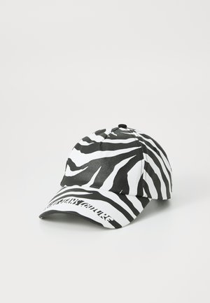 ZEBRA PRINT UNISEX - Cap - black/white
