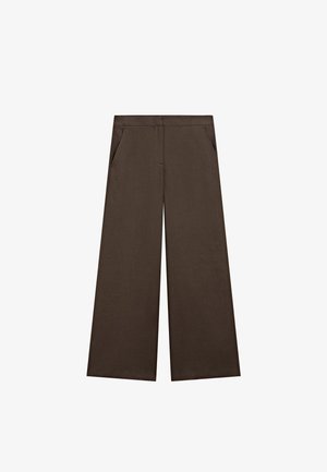 Massimo Dutti Pantalon classique - dark brown