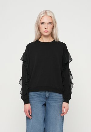 ONLSCARLET FLOUNCE - Φούτερ - black
