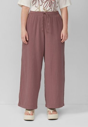 Trousers - aubergine