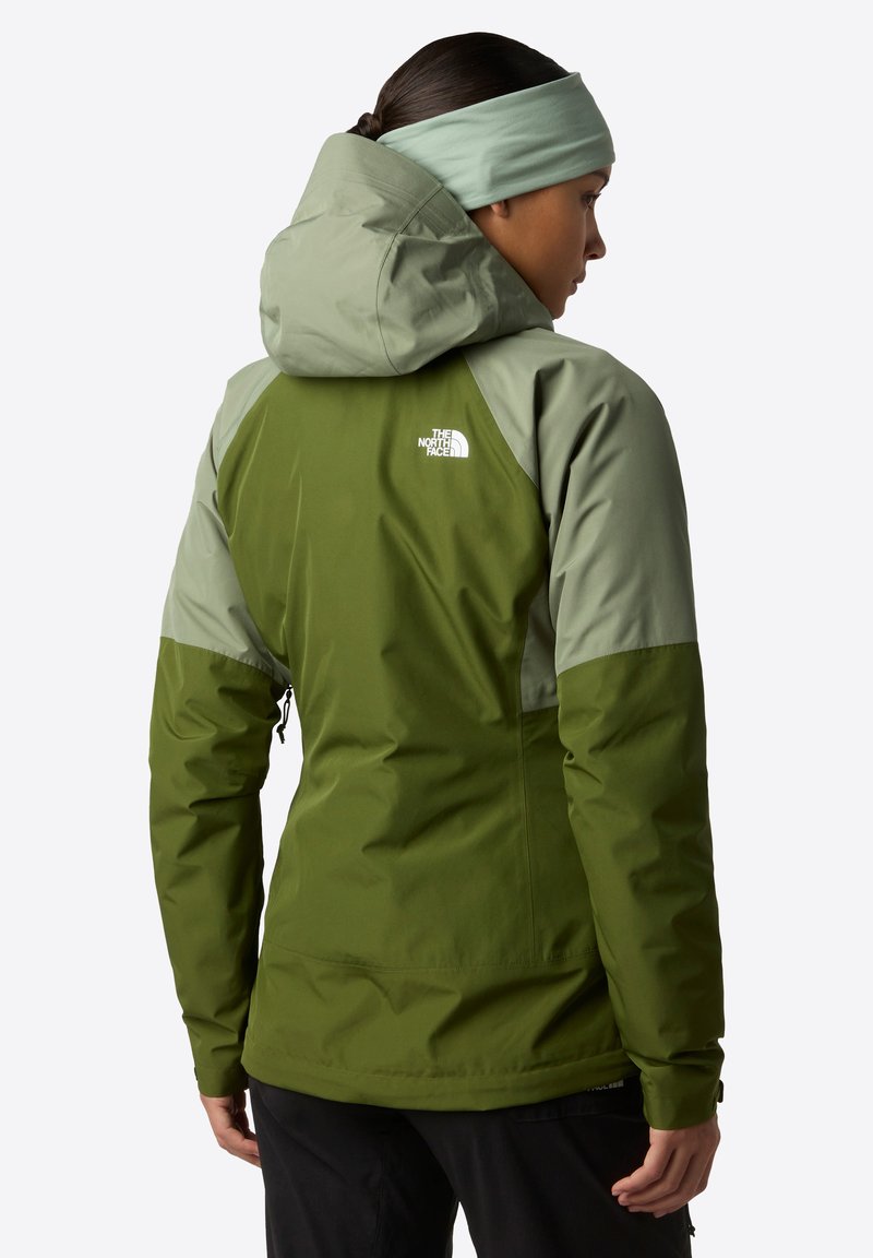 The North Face W DIABLO DYNAMIC ZIP-IN JACKET - Outdoorová bunda - bark mist woodland gree