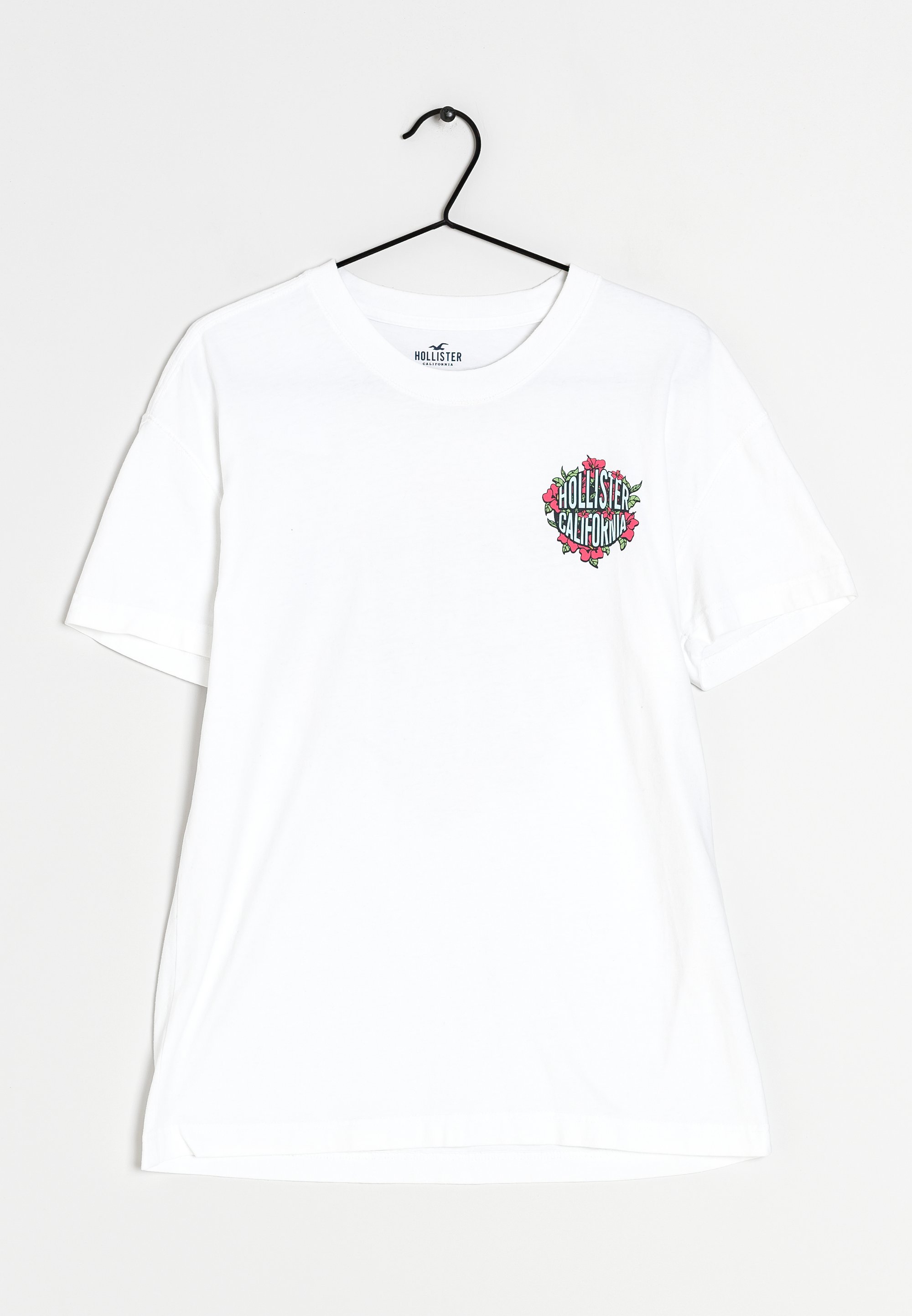 Hollister Print T-shirt beige (Pre-owned)