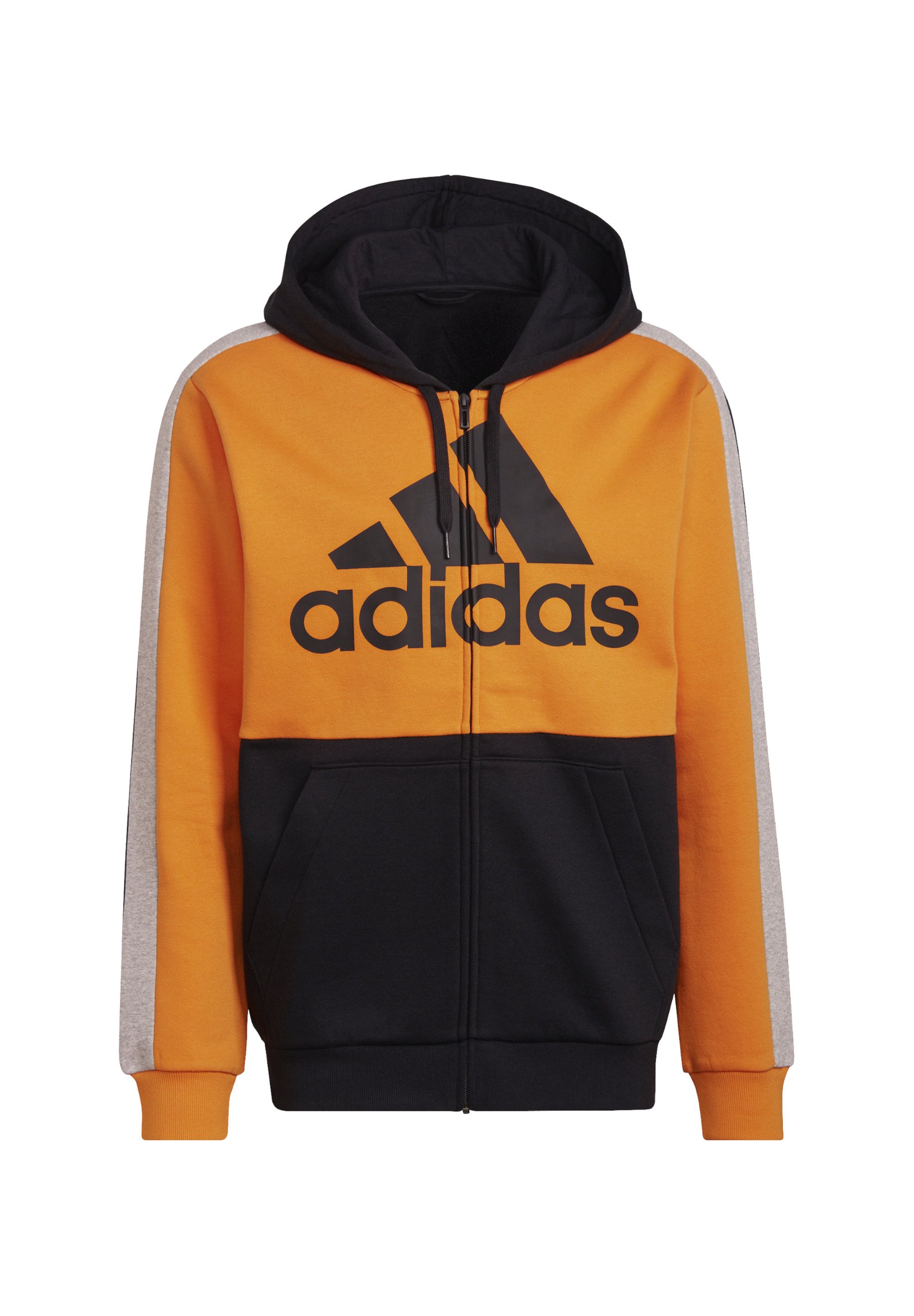 orange hoodie with zipper