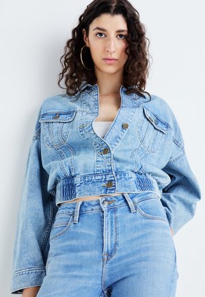 BATWING RIDER JACKET - Denimová bunda - deadly skies