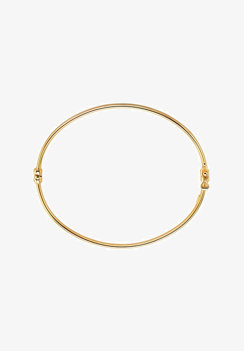 Õhuke, ümmargune kullast käevõru, millel on sile viimistlus ja väike klamber kinnitamiseks. Ühte tonaliteeti ja kerge disain.