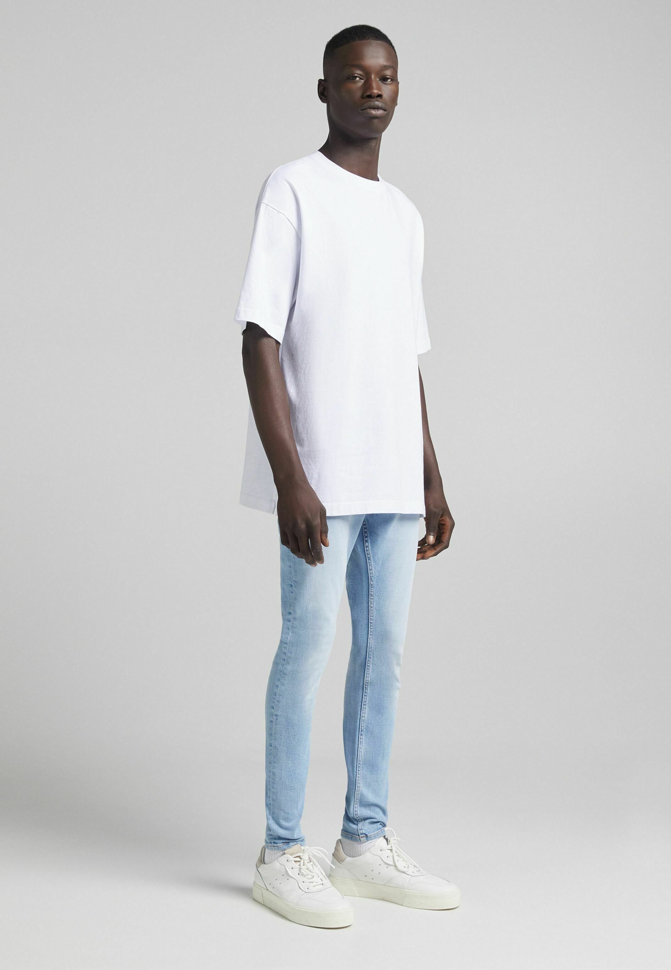 Bershka Jeans Skinny Fit - blue denim/blu denim - Zalando.it
