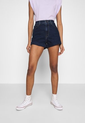 Shorts di jeans - dark-blue denim
