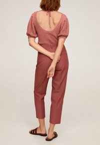 Mango Chino kalhoty - pink