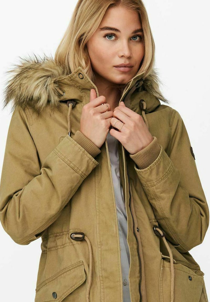 Damen Parkas | ONLY ONLY PARKA LANGER Parka elmwood/braun - XG84062 Damen Parkas | ONLY ONLY PARKA LANGER Parka elmwood/braun - XG84062