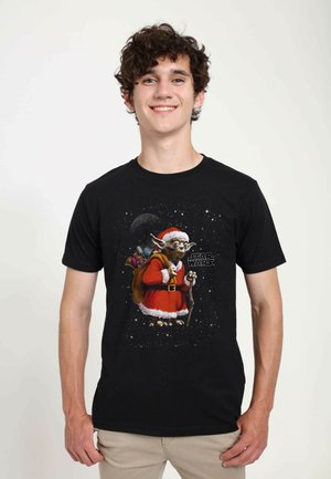 Star Wars STAR WARS: CLASSIC YODA STARS NIGHT UNISEX - T-shirt print - black