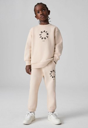smALLSAINTS REGULAR FIT - TIERRA CUFFED LOGO JOGGERS - Treningo apatinė dalis - neutral
