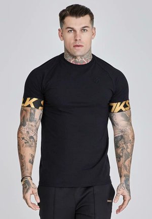 SIKSILK, DYNAMIC - T-Shirt basic - black