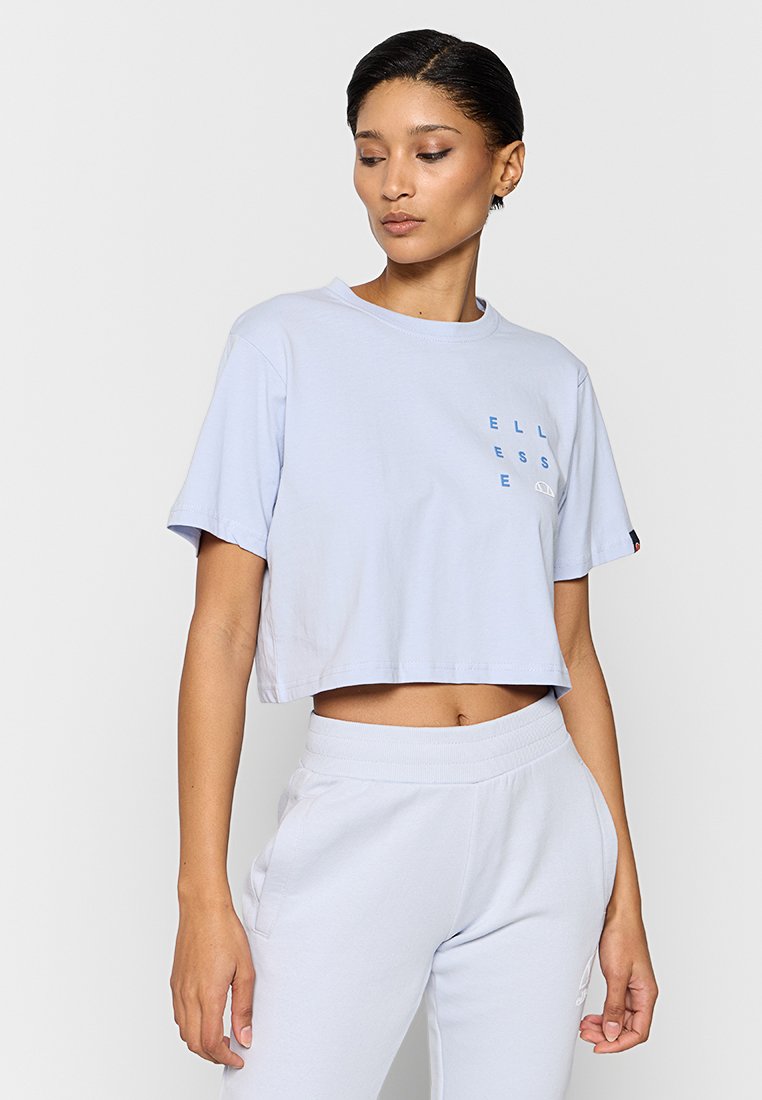 Ellesse T-shirt print lichtblauw