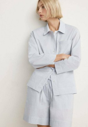 Nattøj bukser - white blue