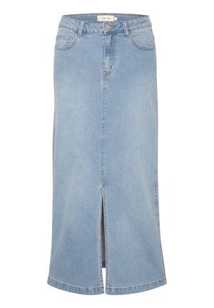 Cream EBBA  - A-silueta svārki - beaverly light blue denim