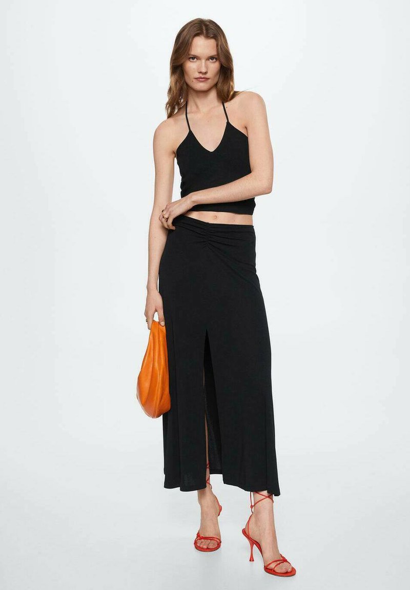 Damen T-Shirts | Mango ALBERTA Top schwarz - HO13866 Damen T-Shirts | Mango ALBERTA Top schwarz - HO13866