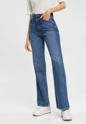 Flared Jeans - blue medium washed new