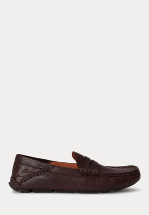 Polo Ralph Lauren, ANDERS LEATHER DRIVER - Loaferit/pistokkaat - dark brown
