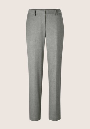 MADELEINE, MADELEINE HOSE BÜGELFALTENHOSE MIT KONISCHEM BEIN - Chino - stone gray   heather