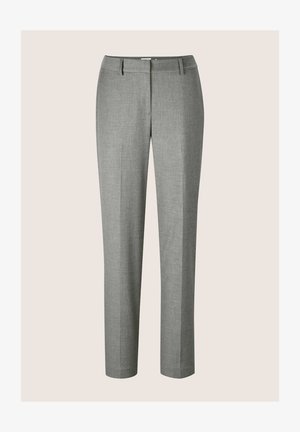 MADELEINE, MADELEINE HOSE BÜGELFALTENHOSE MIT KONISCHEM BEIN - Chino - stone gray heather