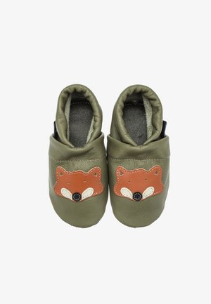 FUCHS - Slippers - grün / orange