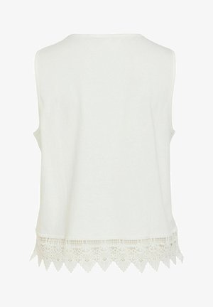 VILA, Sleeveless VIALKA Round neck - Pusero - snow white