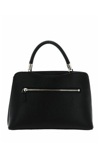 Guess GIZELE COMPARTMENT SATCHEL - Borsa a mano - black
