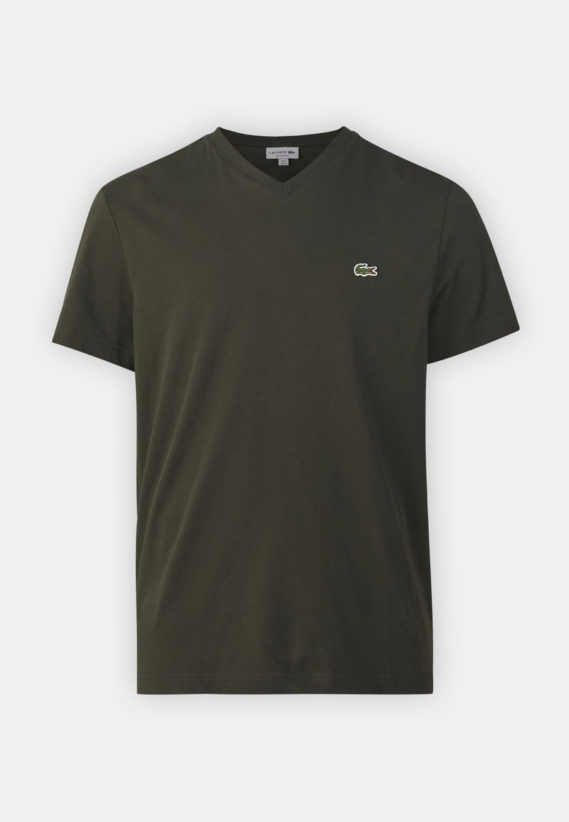 Lacoste T-shirt basic donkergroen