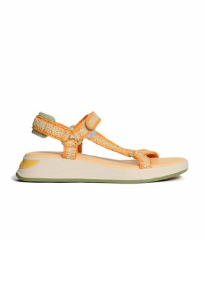 ISLAND - Sandalen met sleehak - naranja