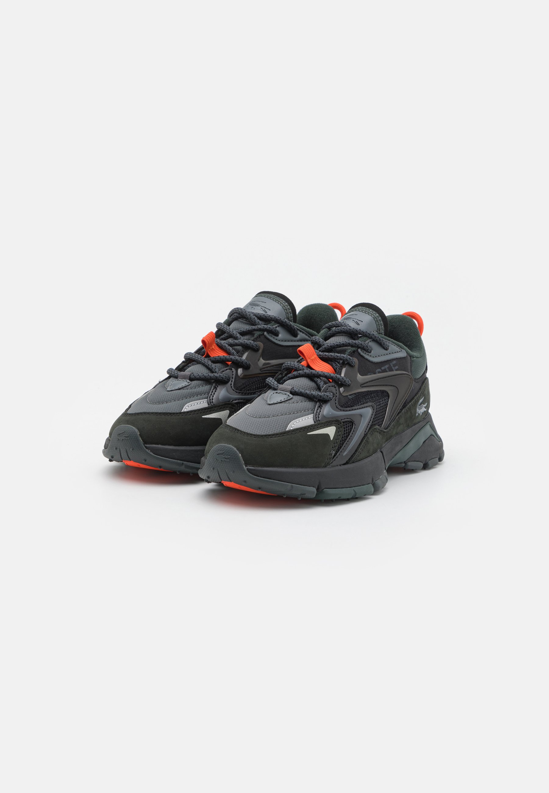 Lacoste L003 NEO TECH 224 - Sneakers low - noir/orange/negru