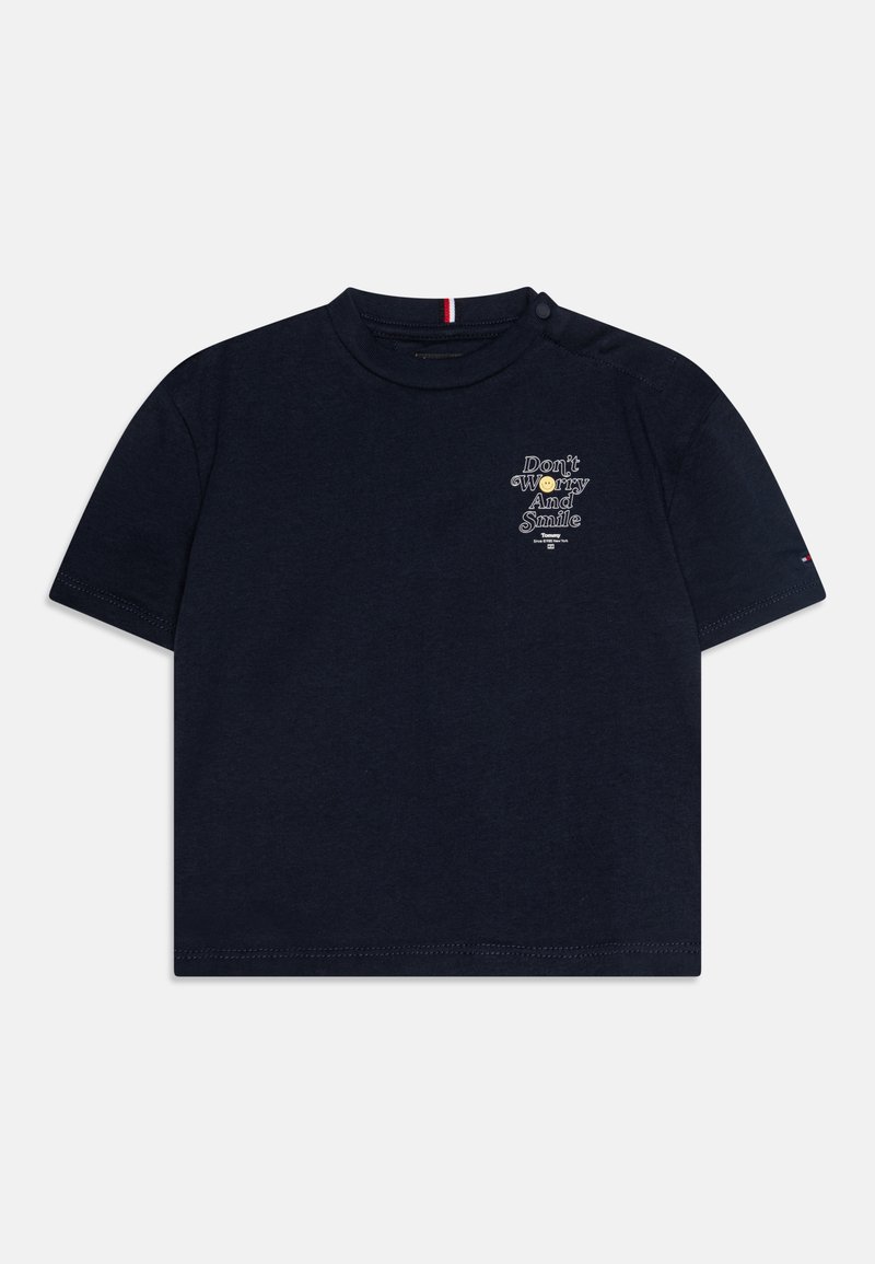 Tommy Hilfiger T-shirt print donkerblauw