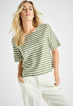 GESTREIFTES - Blouse - groen