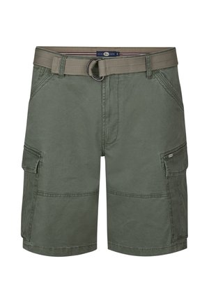 PLUS SIZE CARGO  - Shorts - dusty army