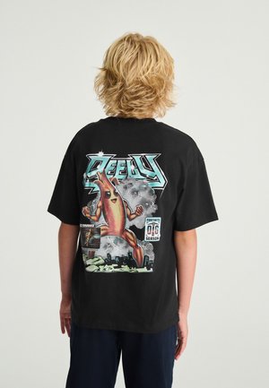 REGULAR FIT FORTNITE SHORT SLEEVED  - T-shirts print - black