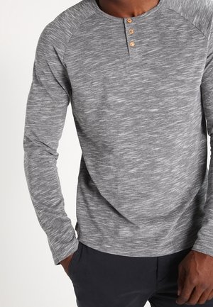Langarmshirt - mottled grey