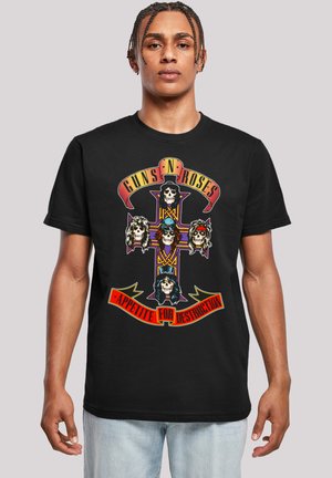 GUNS N ROSES BAND APPETITE FOR DESTRUCTION - T-shirt print - black