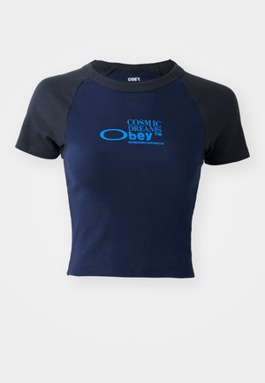Obey Clothing COSMIC DREAMS - Print T-shirt - black iris