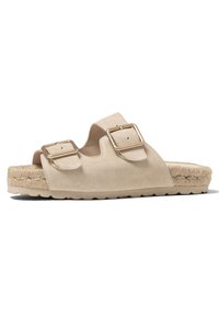 FRED MARTIN COLLECTION NICE - Pantolette flach - banana suede