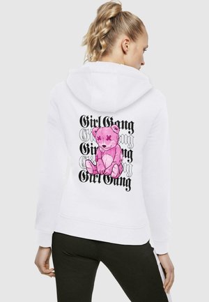 Mister Tee GIRL GANG - Hoodie - white