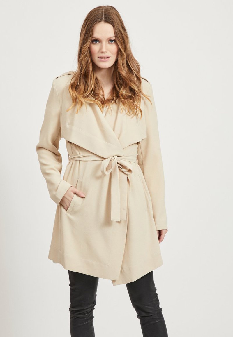 Object OBJANNLEE SHORT JACKET - Gabardina - humus