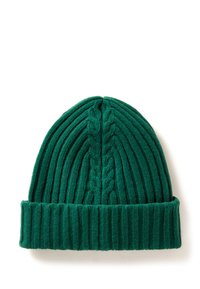 United Colors of Benetton IN CABLE WITH TURN UP CUFF - Berretto - green