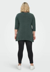 ONLY Carmakoma CURVY DRAPY - Hosszú ujjú felső - balsam green