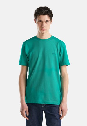 GANT Donne Blu Navy Reg Tonal Graphic Crew Neck SS T Shirt Taglia M